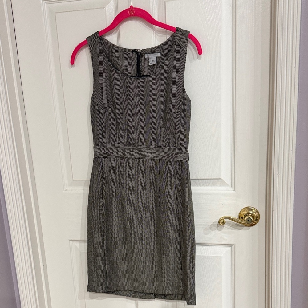 H&M Herringbone Sheath Dress